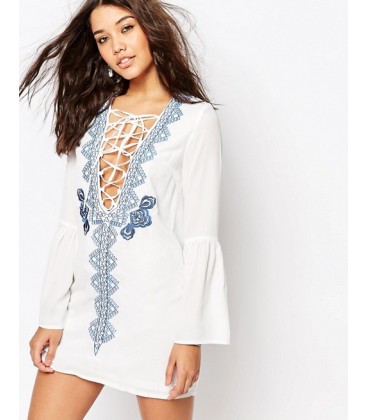Tunika Missguided Lace Up L