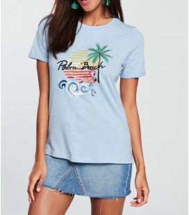 T-shirt damski OASIS Palm Beach XS 1714003/34
